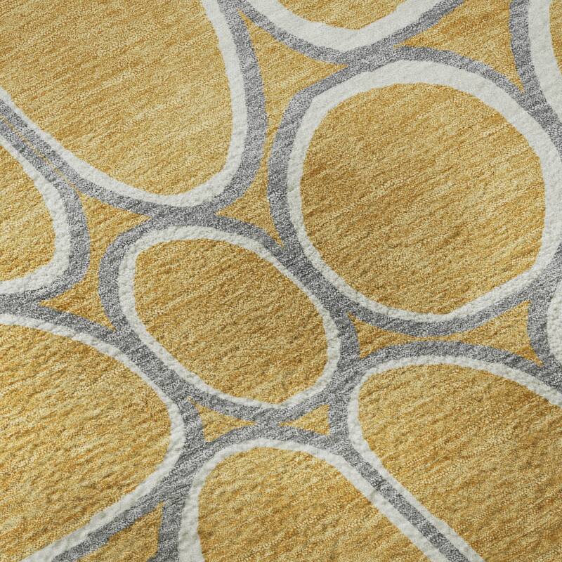 Premium Washable Super Soft Contemporary Bubble Mayfield Rug