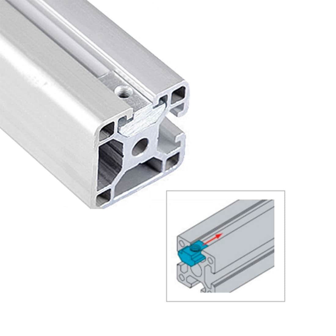 30x Carbon Steel M8 Thread T Sliding Nut for 30 Aluminum Profile Extrusion Slot 