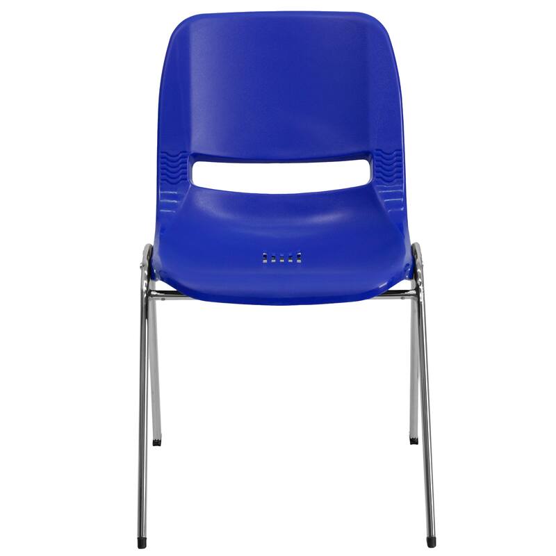 Kid's Ergonomic Shell Stack Chair with 14" Seat Height