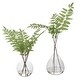 preview thumbnail 1 of 1, Uttermost 60202 Country 21" Tall Glass and Iron Faux Flora Planter - Clear