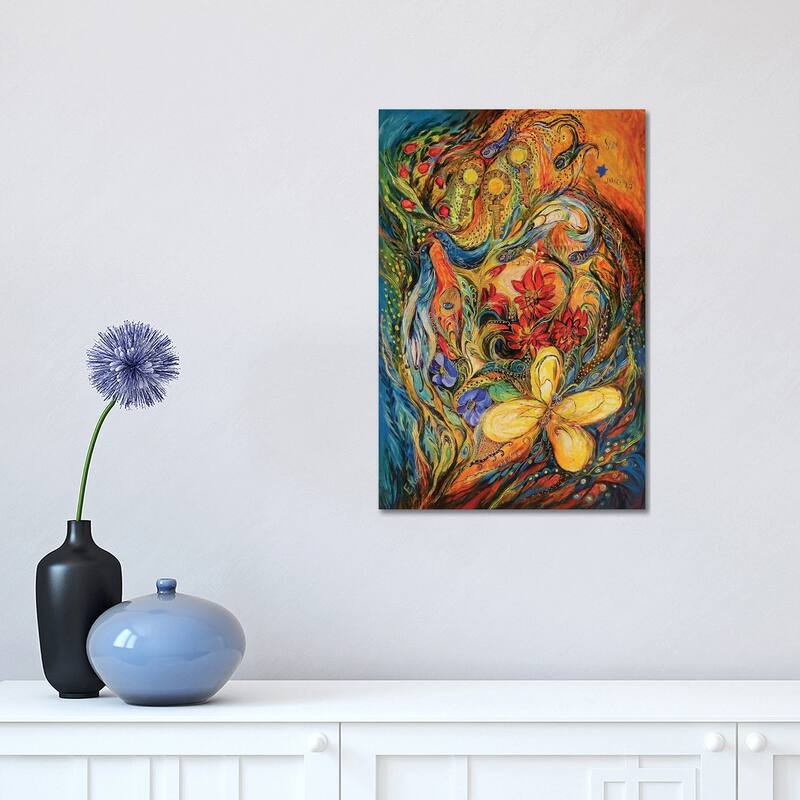 iCanvas "The Flowers Of Holy Land" by Elena Kotliarker Canvas Print - 18x12x1.5