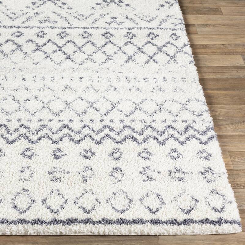 Livabliss Maroc Shag Boho Moroccan Shag Area Rug