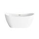 Option Glossy White with Brushed Gold Trim