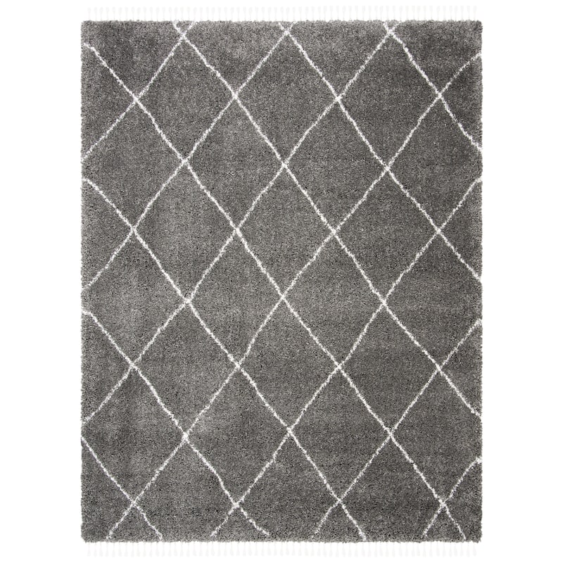 SAFAVIEH Moroccan Fringe Shag Leoma 2-inch Thick Rug