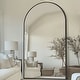preview thumbnail 50 of 74, Modern Arched Full Length Aluminum Alloy Floor Mirror Standing Mirror