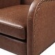 preview thumbnail 7 of 8, INK+IVY Ferguson Faux Leather Accent Chair