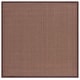 preview thumbnail 92 of 104, SAFAVIEH Natural Fiber Urbana Casual Border Sisal Rug 6' Square - Brown - Square