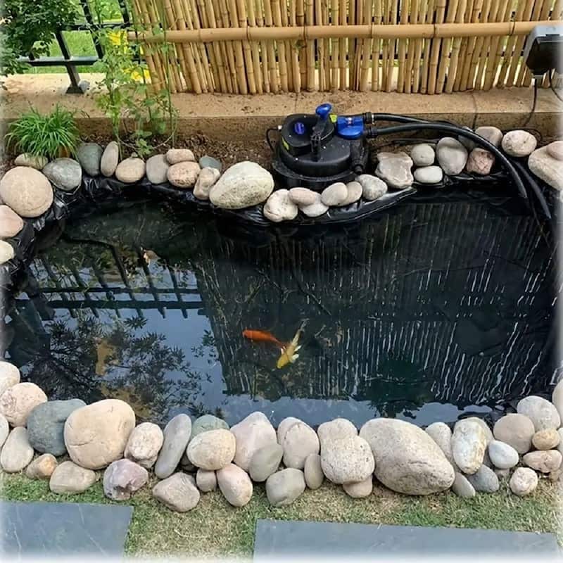 PE Pond Liner Reservoir fish pond Anti-seepage membrane Fountains and Water Gardens - 15ftx20ft