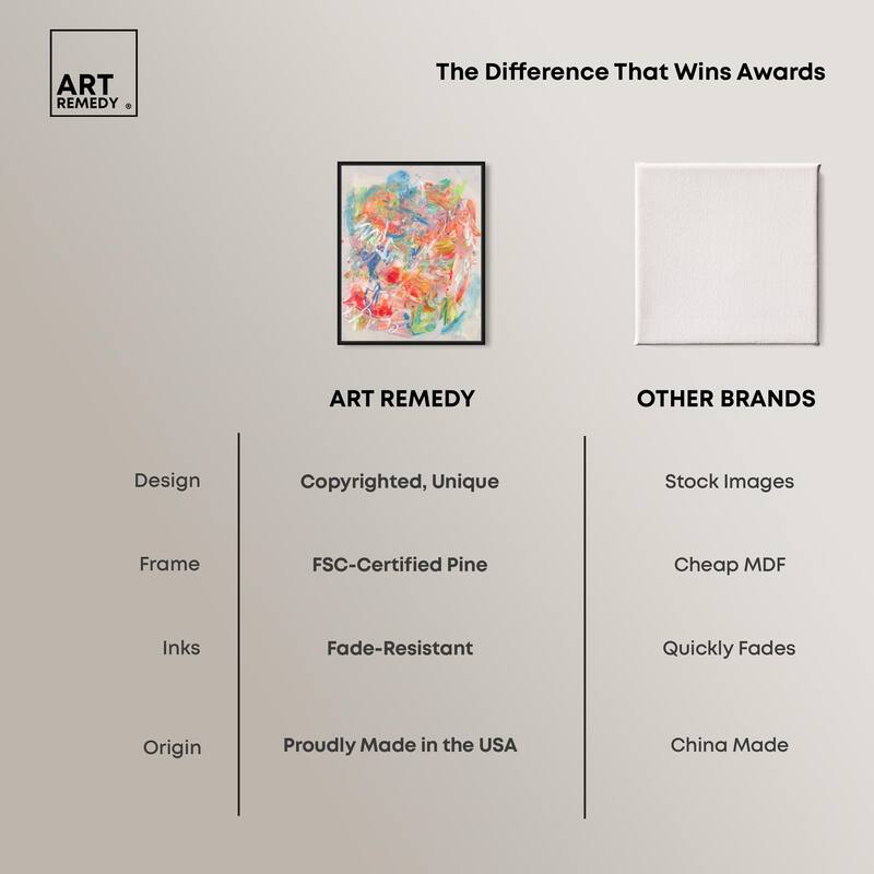 Swirling Hues II Canvas by Art Remedy