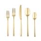 preview thumbnail 1 of 4, Cambridge Beacon Gold Mirror 20-Piece Flatware Set