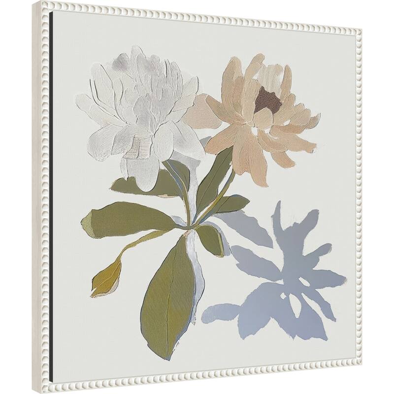 Delicate Essence No. 1 by Elara Yasna Framed Canvas Wall Art Print