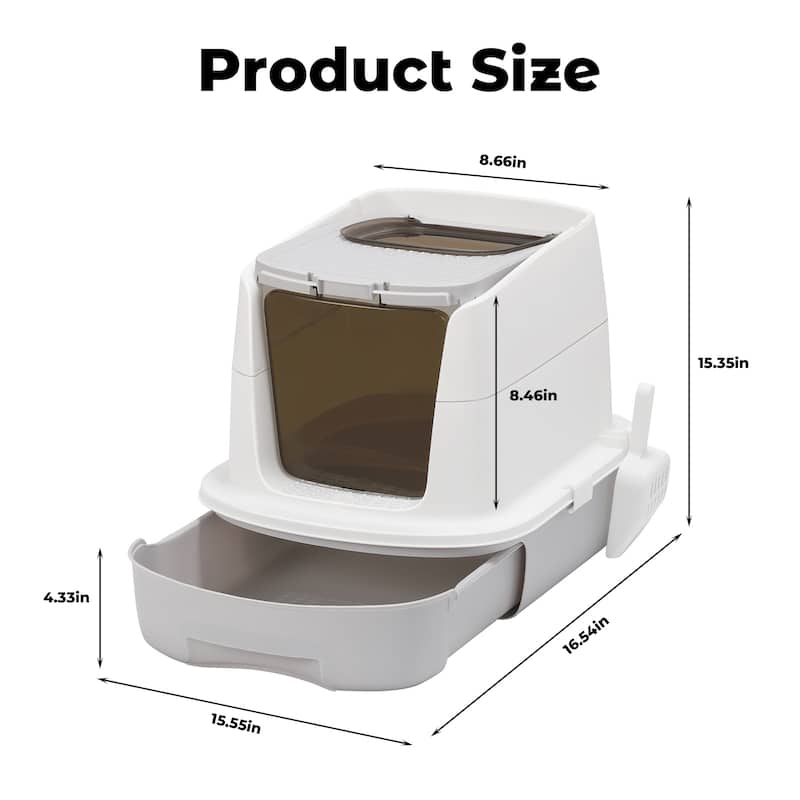 Cat Litter Box with Scoop
