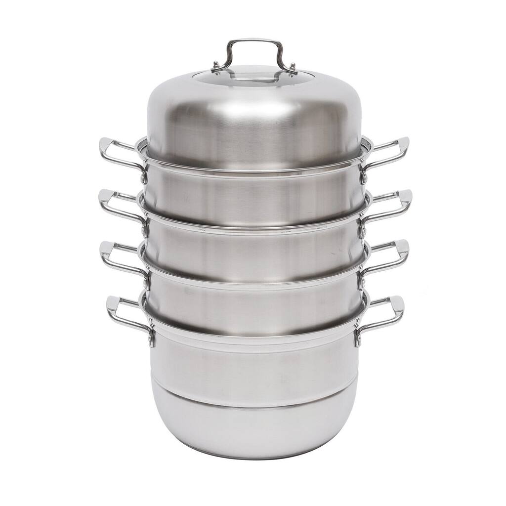 Stainless Steel 5 Tier Food Steamer Large