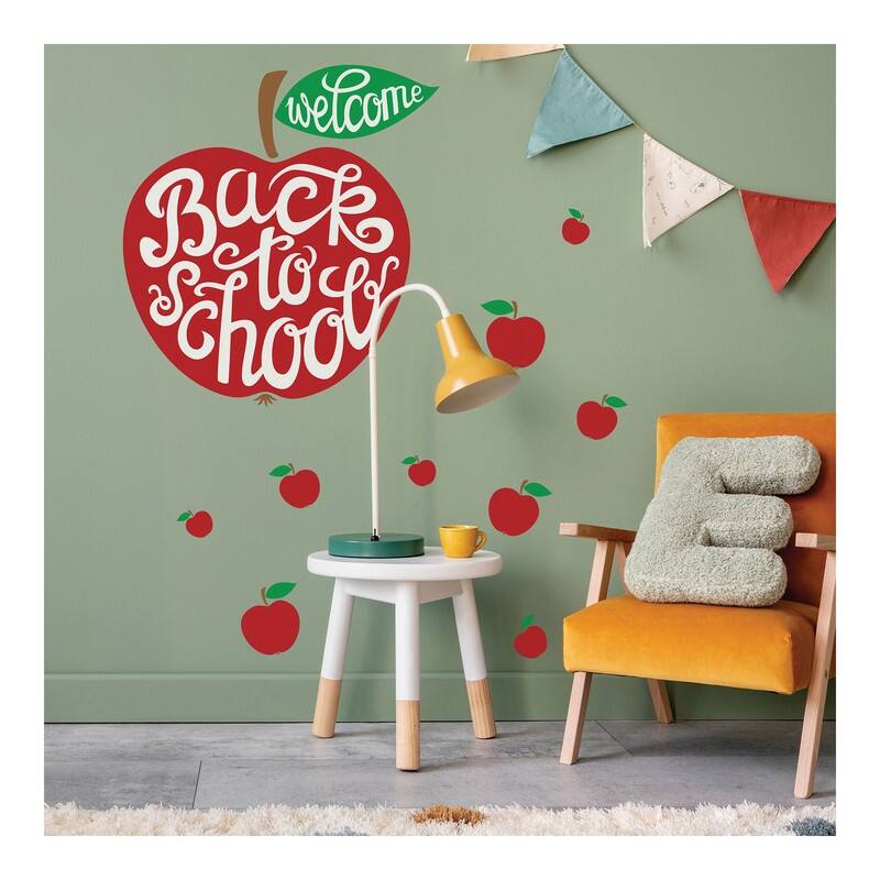 Back to School Apple Wall Decals