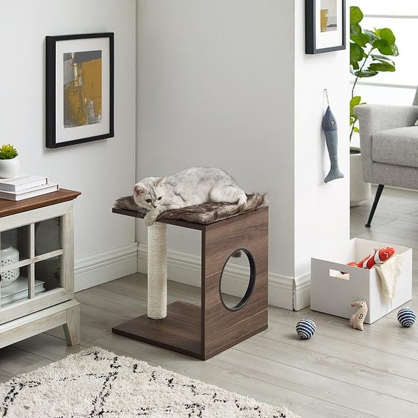 slide 1 of 30, Sheree® Cat Tree Small - Dark Brown