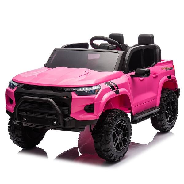 Remote Control Pickup Truck with Trunk Storage, Electric Pickup Truck for  Kids with USB, Ride on Car with Bluetooth, Rose Red - Bed Bath & Beyond