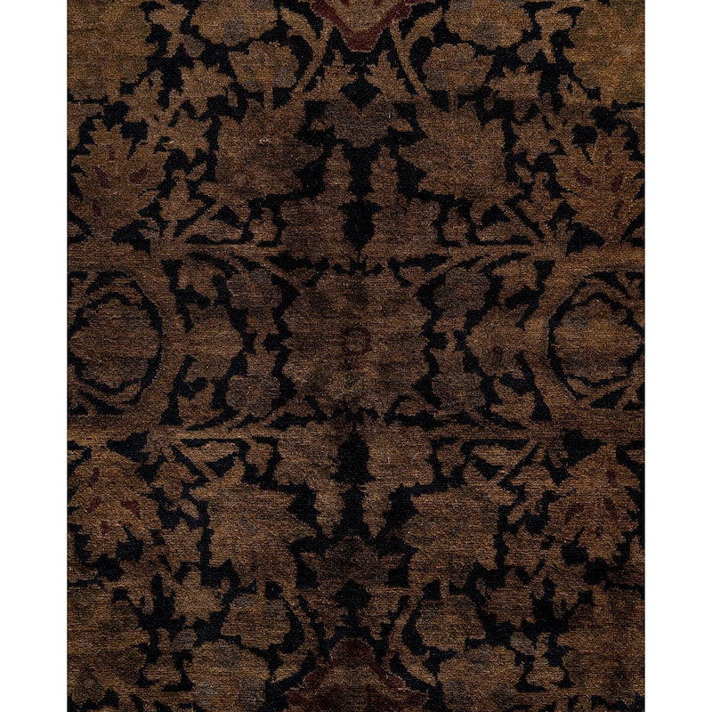 Overdyed One-of-a-Kind Hand-Knotted Area Rug - Gold - 12' 2" x 15' 9"
