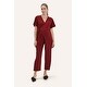 preview thumbnail 5 of 7, Lucia Jumpsuit Extra Large - Red