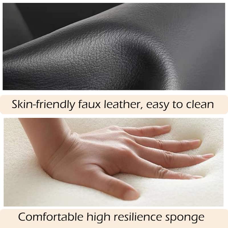 Modern Brown Not Assembled Need Dining Chairs ,curved Back Leather Kitchen Chairs for Dining Room