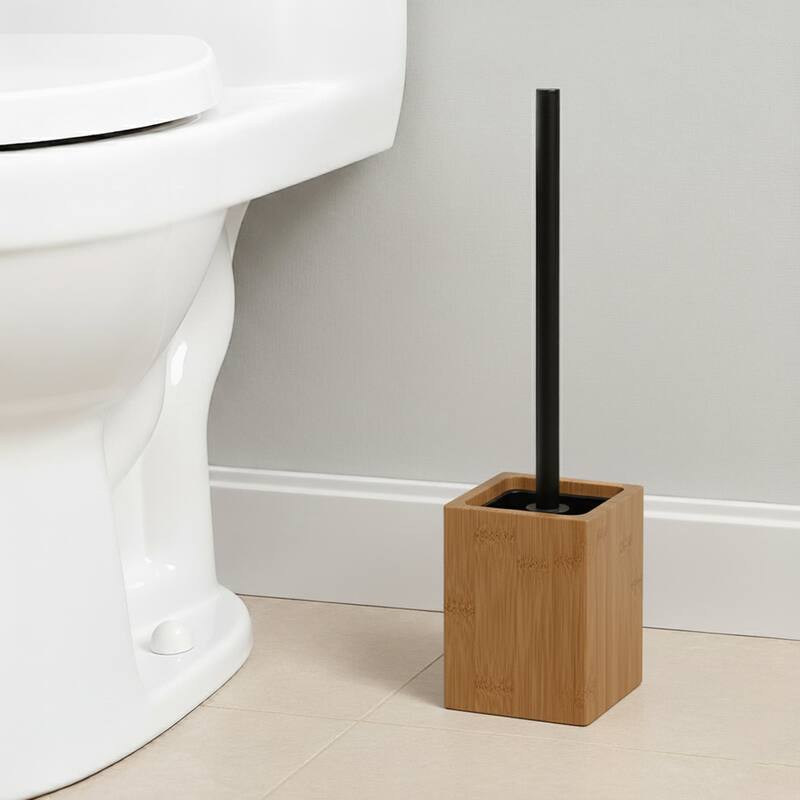 Acacia Wood Bathroom Accessory Set Collection