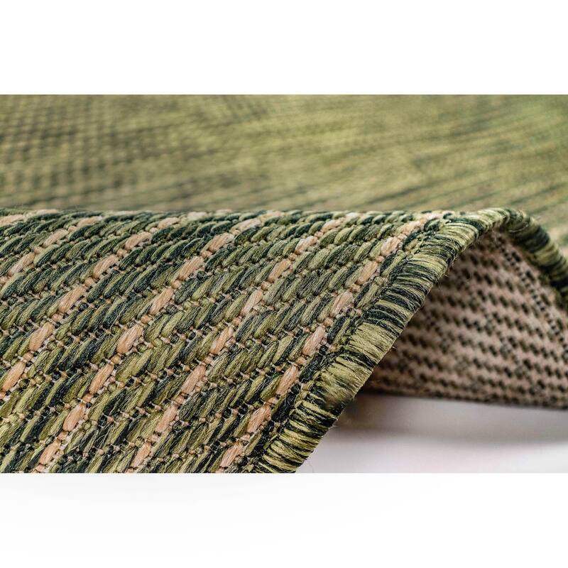 Liora Manne Carmel Textured Striped Indoor/ Outdoor Area Rug