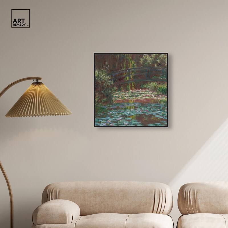 Water Lily Pond Canvas by Art Remedy