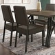 preview thumbnail 24 of 43, Amisco Avery Upholstered Dining Chair with Metal Legs