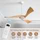 preview thumbnail 51 of 72, Sofucor 52''/60" Large Ceiling Fan without Lights, Remote Control and Reversible Motor Included, Smart Optinal