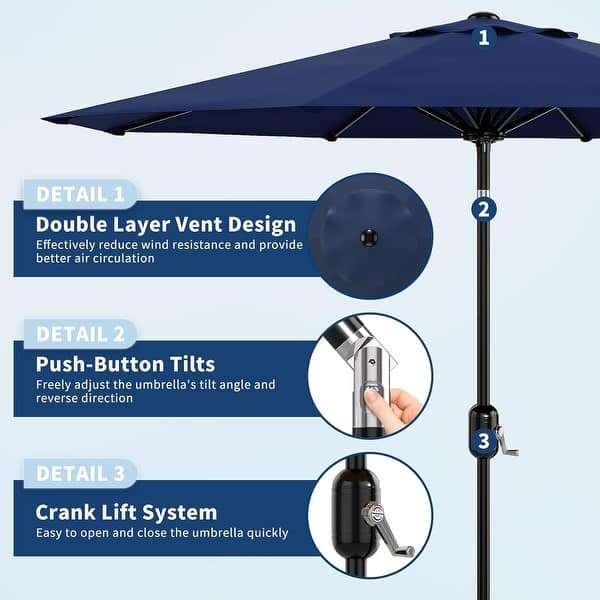 360 degree rotating cantilever offset patio umbrella Cantilever Patio Umbrella with Solar Lights