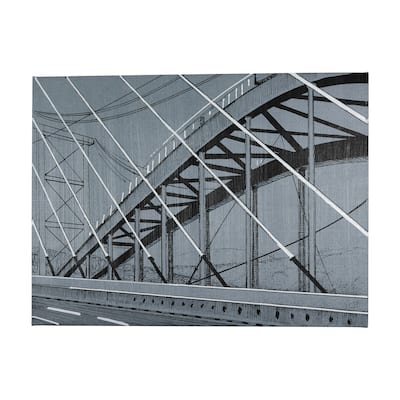 Bridge II (56 x 42) Canvas Art Print