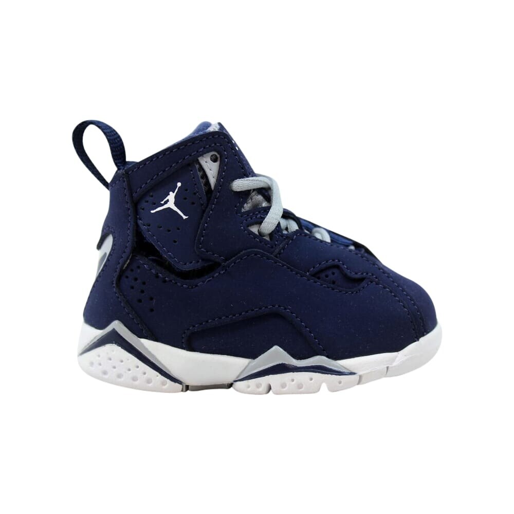 Shop Nike Air Jordan True Flight Midnight Navy White Wolf Grey