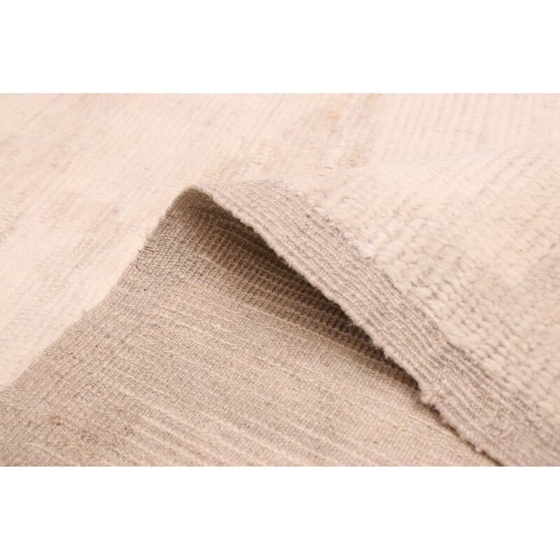 ECARPETGALLERY Hand-knotted Pak Finest Marrakesh Ivory Wool Rug - 7'11 x 10'2