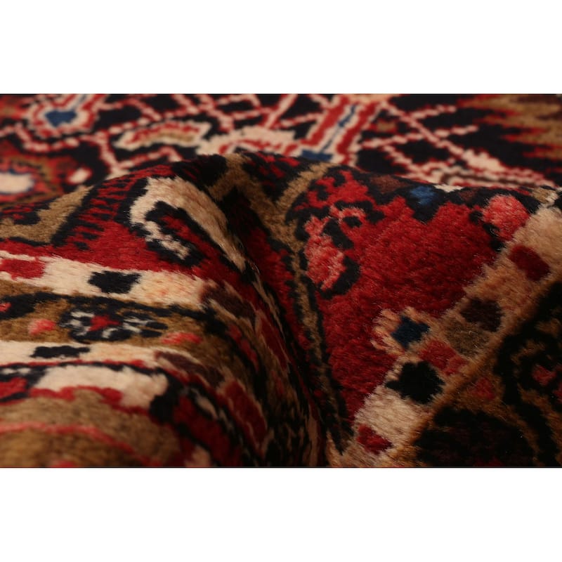 ECARPETGALLERY Hand-knotted Anatolian Vintage Red Wool Rug - 3'10 x 10'8
