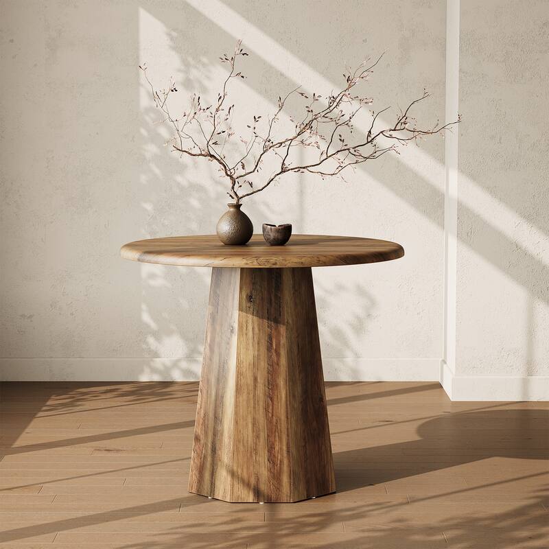 31" Round Pedestal Dining Table