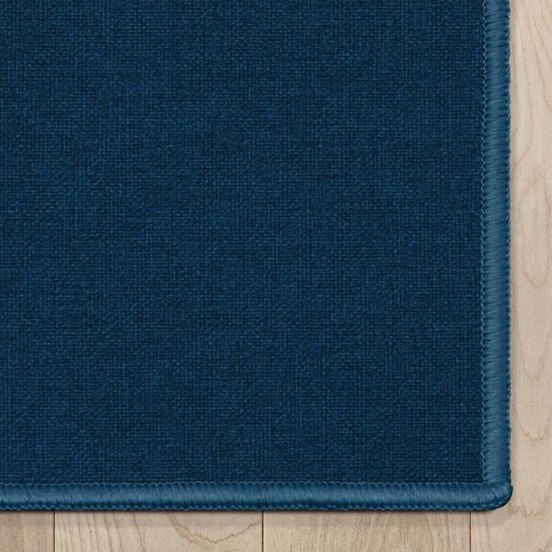 Well Woven Plain Solid Modern Flat-Weave Area Rug
