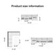 preview thumbnail 17 of 28, PURPLE LEAF Caesar L-Shaped White Outdoor Couch with 9.6" Thick for Yard Porch Deck Patio Conversation Sets