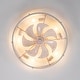 preview thumbnail 132 of 191, 16.5"/18.5"/20"/23.6"/24"/28" Vintage Distressed White Low Profile Caged Ceiling Fan with Light and Remote (7/6/5/3-Blade)