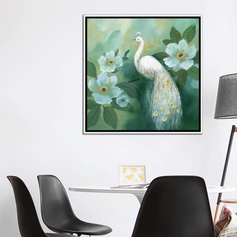 iCanvas "Proud Peacock" by Nan Framed Canvas Print