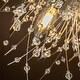 preview thumbnail 12 of 18, Interior Decor Starburst Crystal Chandelier 8-lights Firework Globe Pendant Lamp - W20"xH20"