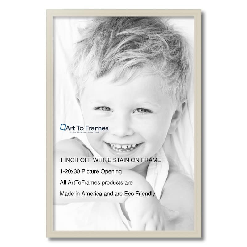 ArtToFrames Classic Waves 20x30 Inch Picture Frame, 1.00 Inch Wood Poster Frame Available in Multiple Colors (60823-20x30)