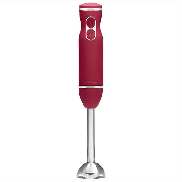 slide 2 of 6, Chefman Immersion Stick Hand Blender with Stainless Steel Blades, Red