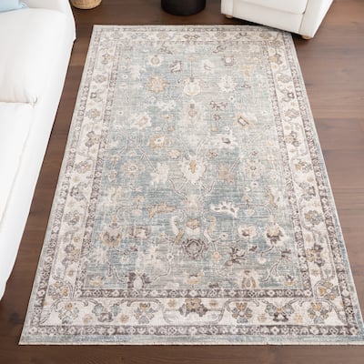 Nuloom Delvina Vintage Traditional Medallion Area Rug