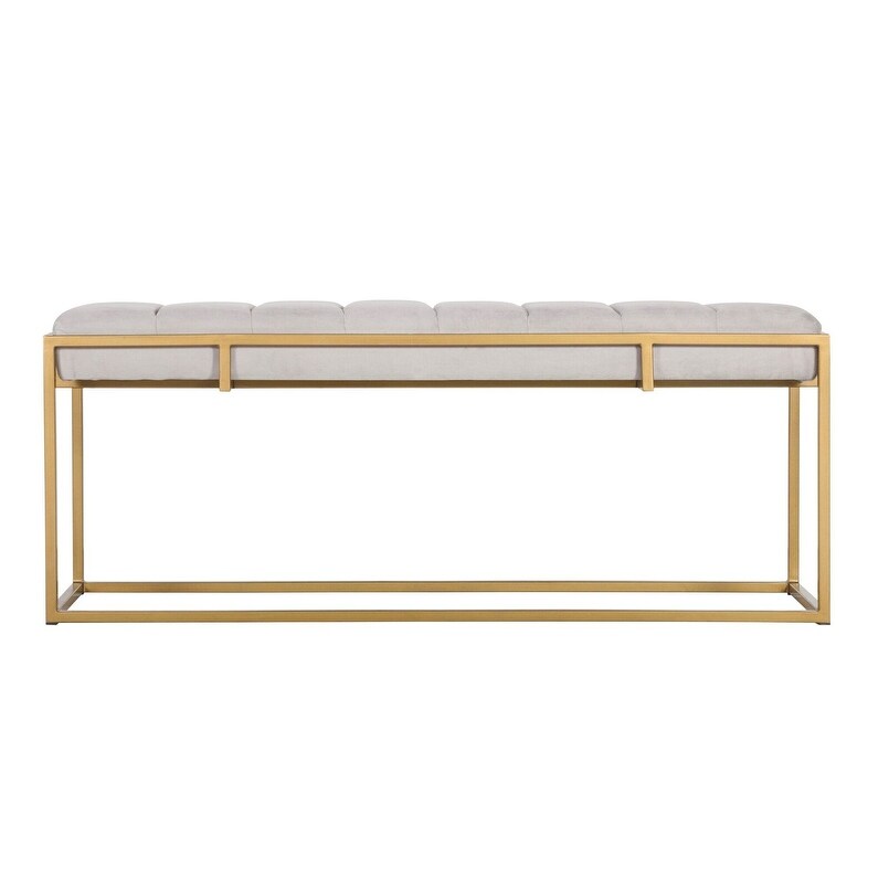 Tommy Hilfiger Ellery Rectangle Bench Satin Gold