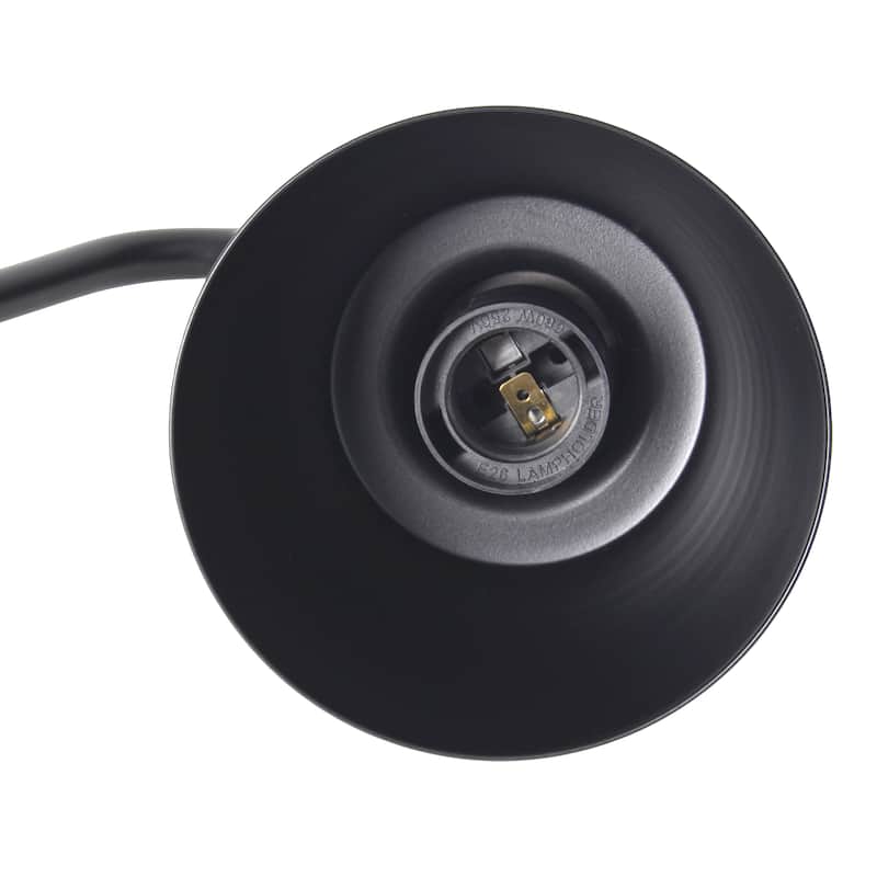 Metal Desk Lamp with Adjustable Cone Shade for Modern Workspace - 7.80 x 5.60 x 16 in. (L x W x H)
