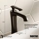 preview thumbnail 8 of 31, Karran Woodburn Single Hole Single Handle Vessel Bathroom Faucet with Matching Pop-Up Drain
