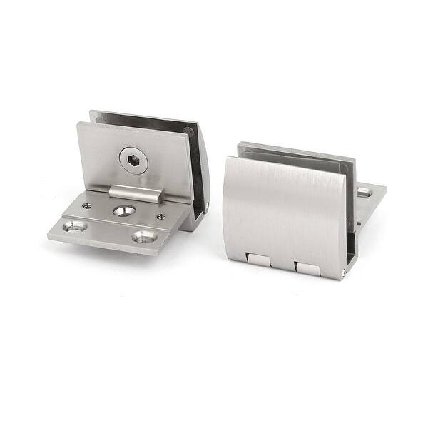 Shop 5mm 8mm Thick Wall Mounted Glass Holders Cabinet Door Hinges