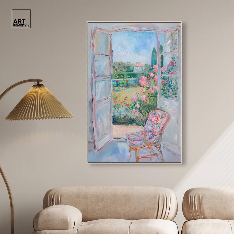 Whispers of Giverny Canvas by Art Remedy