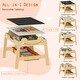 preview thumbnail 16 of 18, Costway 5-in-1 Kids' Table & Chair Set with Chalkboard, Whiteboard, 3 - See Details