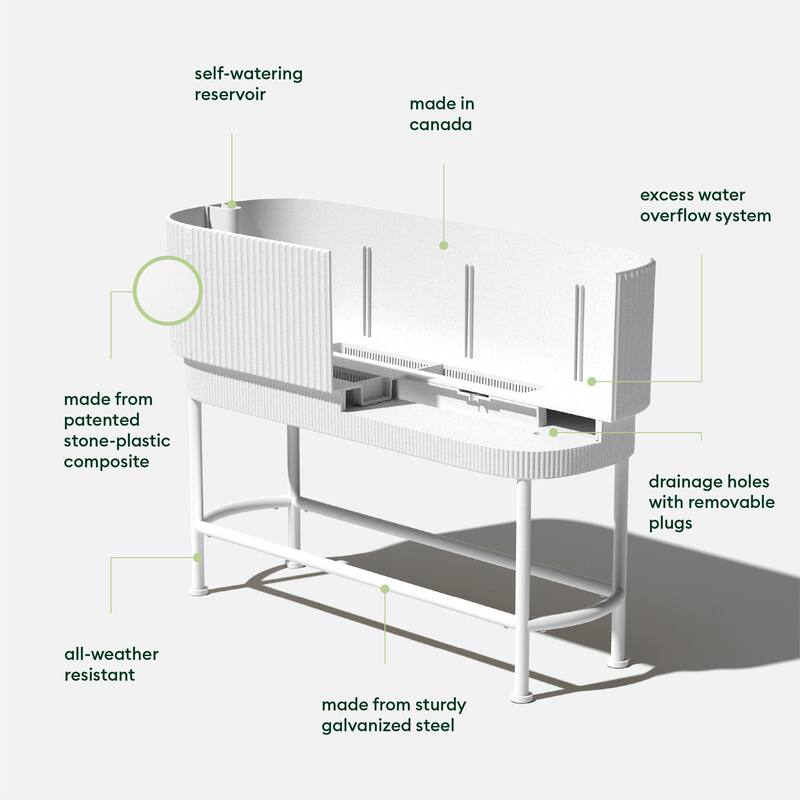 Veradek Demi Series Raised Garden Bed Planter 42" Planter