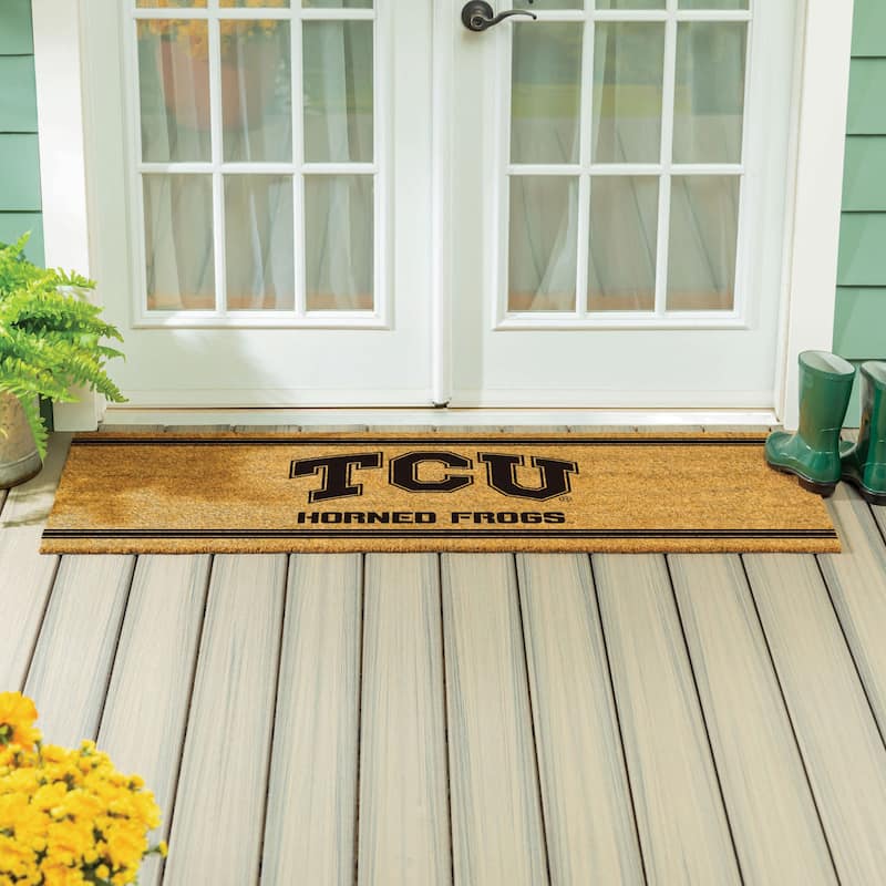 Texas Christian University Monochrome Indoor/Outdoor Coir Door Mat